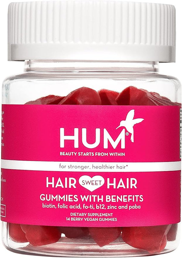 HUM Hair Strong - Daily Gummies with Biotin to Improve Hair Growth